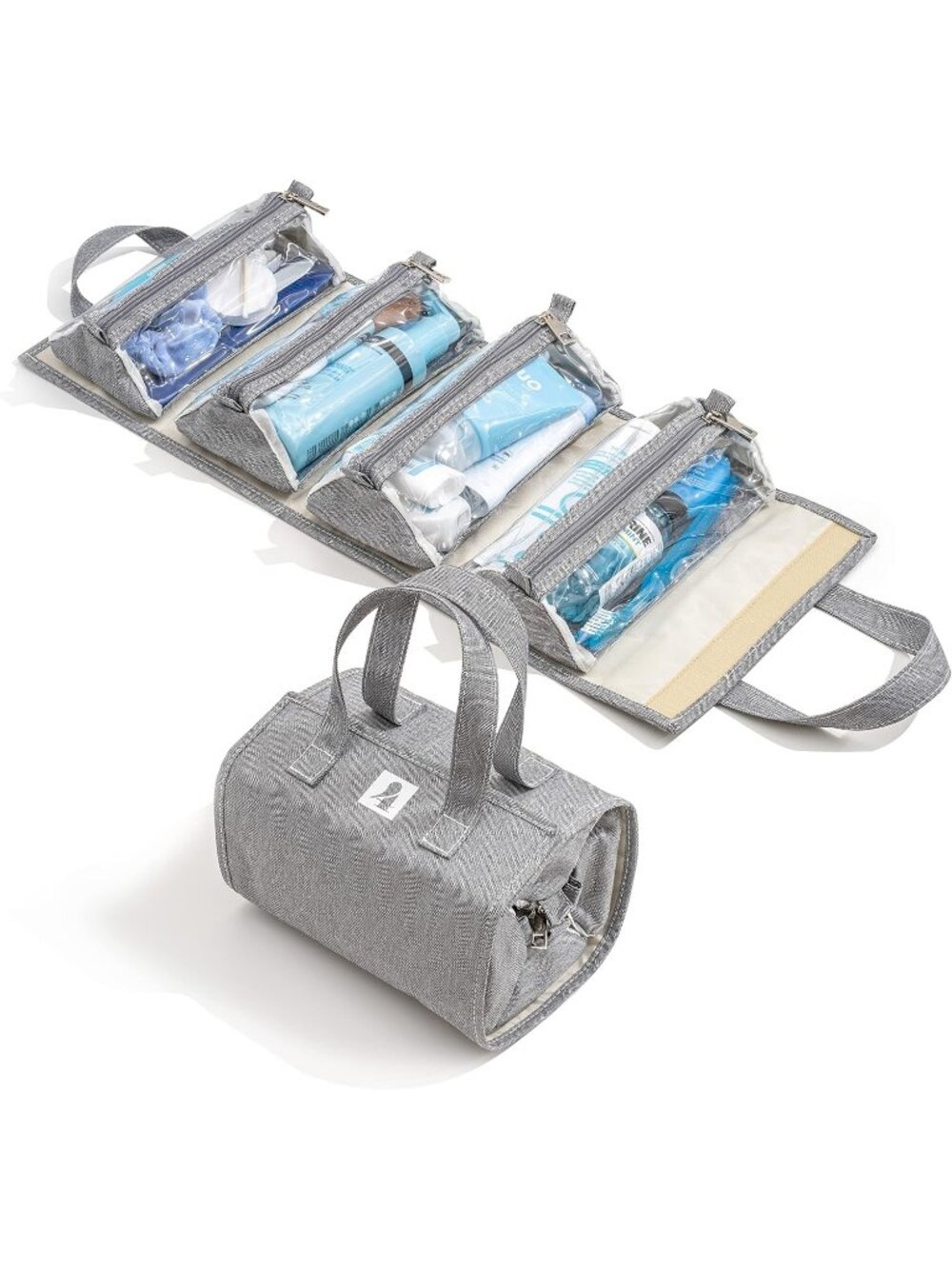New Hanging Roll-Up Makeup Bag/Toiletry Kit/Travel Organizer for Women